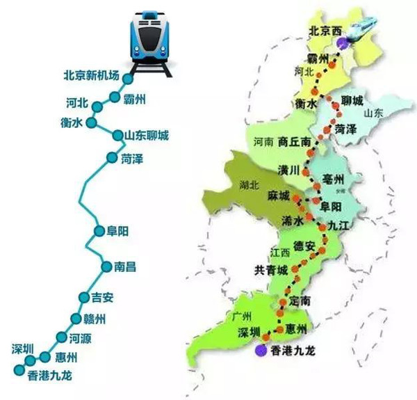 惠州最全轨道交通图:设罗浮山站