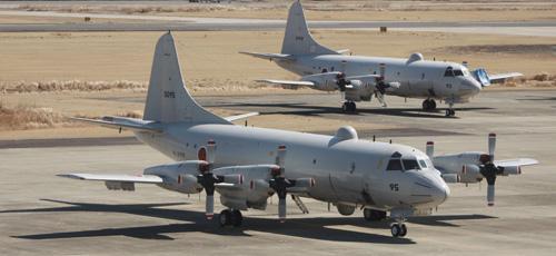 资料图：日本海上自卫队的日本P-3C巡逻机。