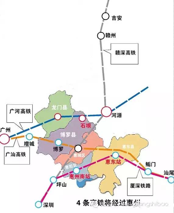 汕湛高速清远至惠州段 2条高速今年开工 河惠莞高速 韶惠高速惠龙段 3