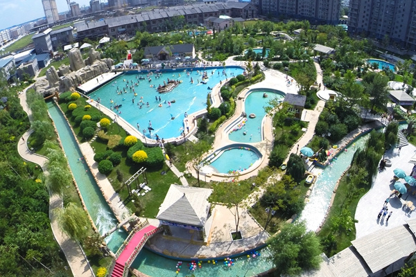 室外温泉加造浪池