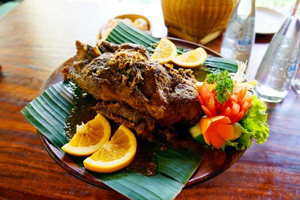 巴厘岛脏鸭餐怎么吃