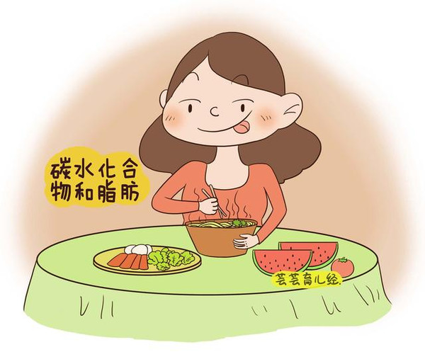 孕期第一个月饮食关键词:碳水化合物和脂肪,叶酸