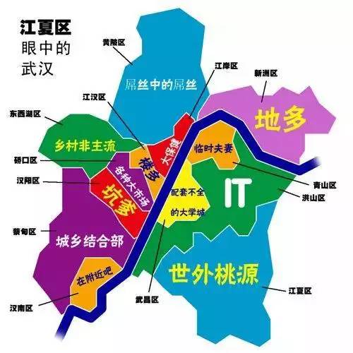最为武汉市新型城区的代表,江夏区没有上面那几位繁华喧闹,算的上是