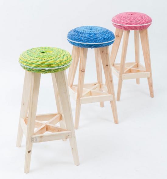 利用废弃物打造的创意凳子stool zero(组图)