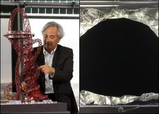 英国科技公司早前研发的一种名为vantablack,用于隐形战机上的极致