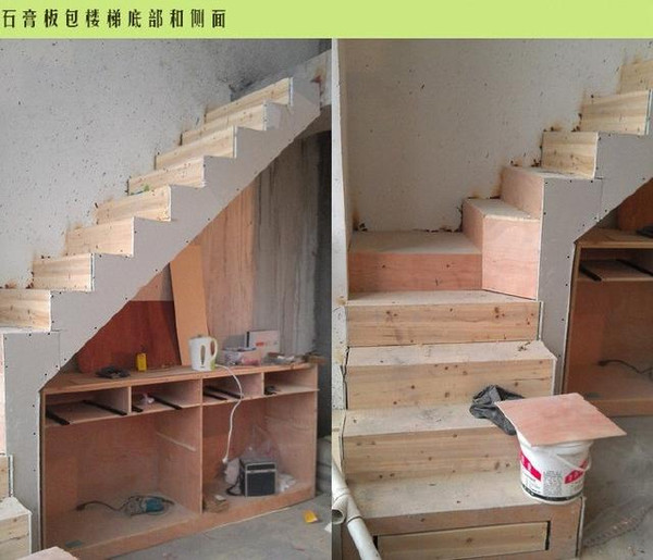金盛国际家居广场家有小阁楼,7步就能装修一个楼梯!