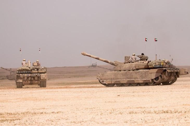 沙特举办20国大军演 世界最贵坦克出动(组图),