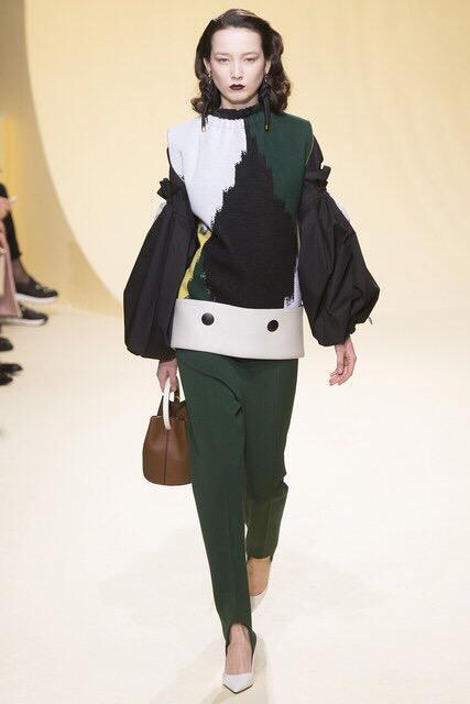 Marni2016秋冬系列新突破 秀场内外都爱在袖子上玩花样