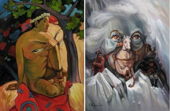 画中画,人中人(组图),画中画头像女生,画中画图片,画中画怎么做