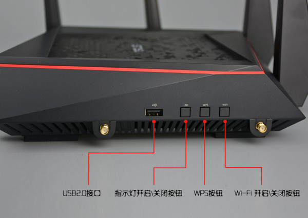 华硕rt-ac5300,拥有八只天线的路由器