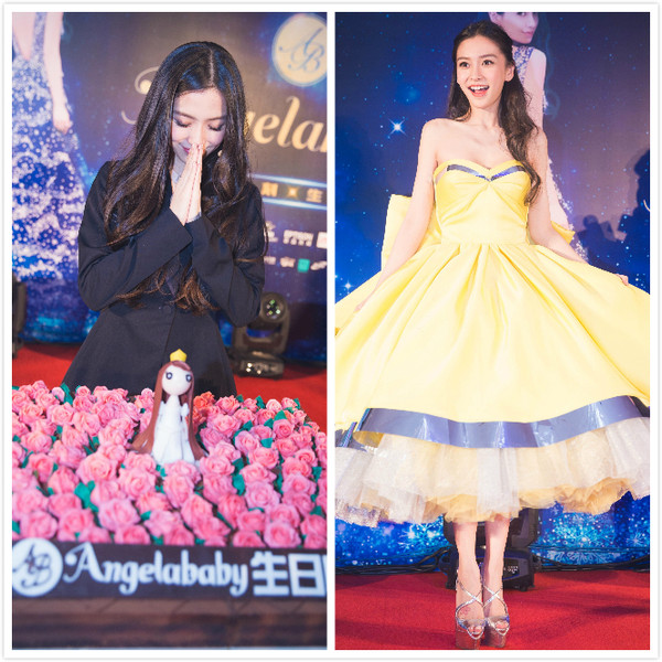 angelababy生日会携自家果汁登场嘉宾粉丝惊呼好赞