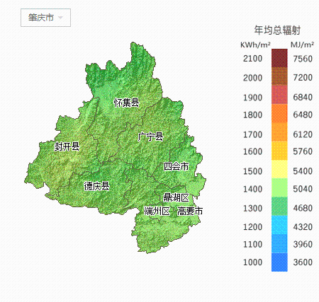 【必备】广东省各市太阳能资源分布地图集锦