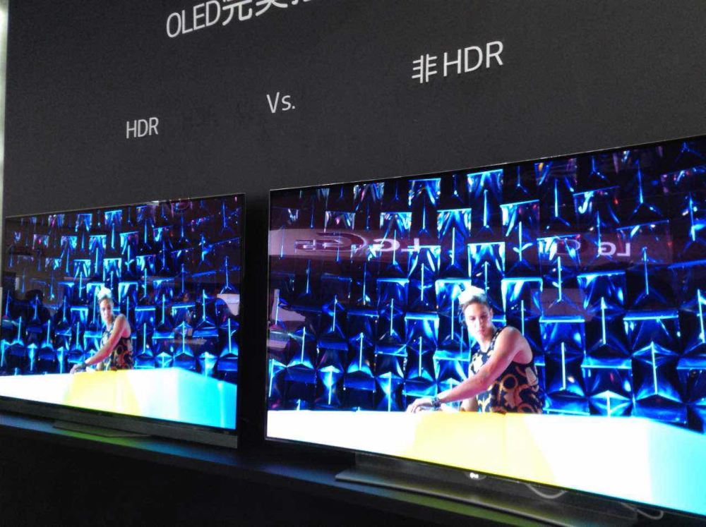 LG OLED电视HDR画质与非HDR画质对比