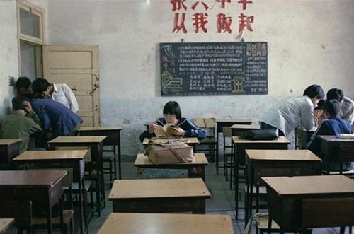老照片:80年代中学生们的校园生活