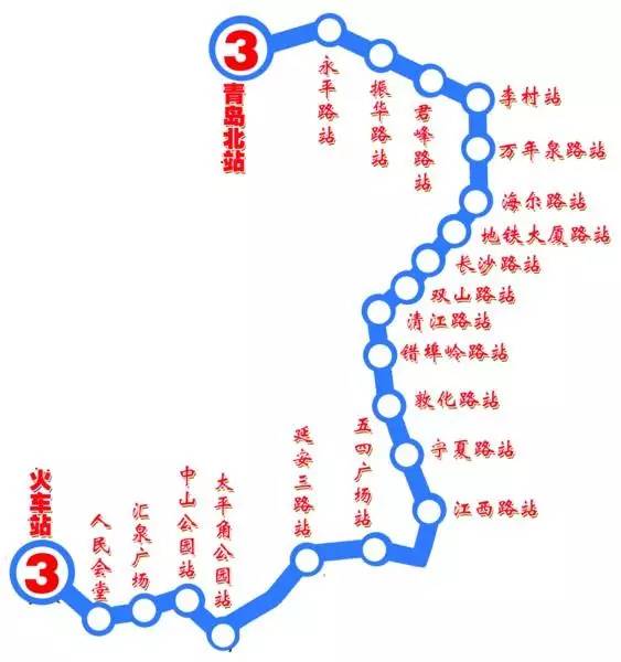 青岛地铁m3南段将开,12个车站抢先看