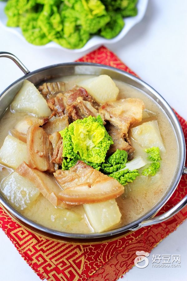 【好豆膳食】腊味浓浓的白萝卜炖腊肉