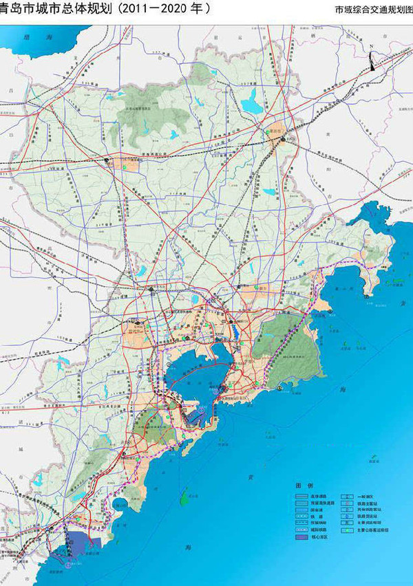 青岛2020年交通规划:未来5年要建8条地铁