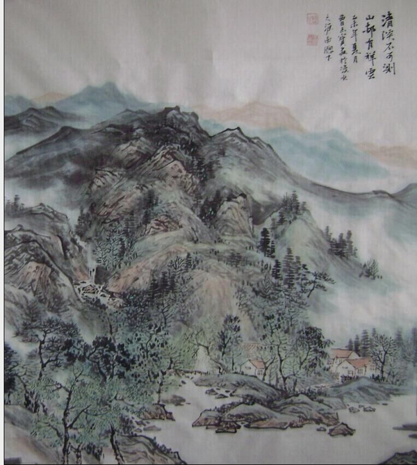 城市画苑推荐山水画名家曹玉宝作品