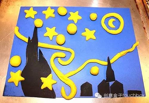 星空拼贴画,-这周,我们来和梵高做游戏吧 星空拼贴画,-这周,我们来和梵高做游戏吧