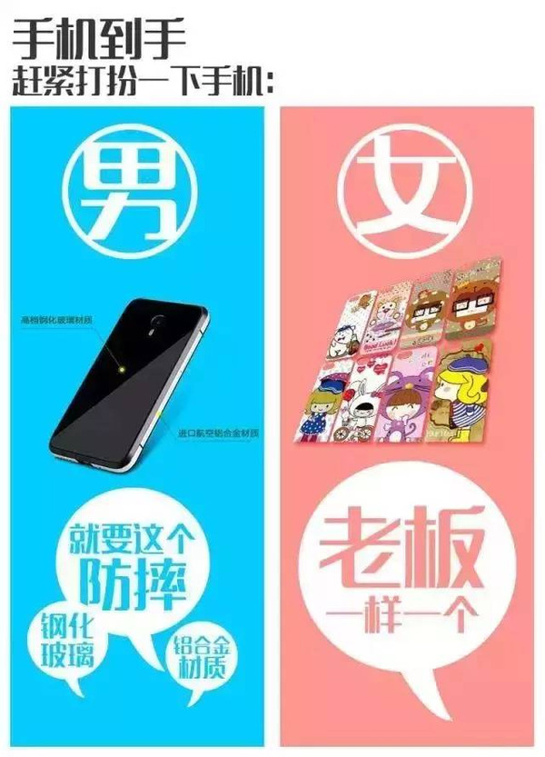 买手机时,男生和女生的区别是什么?
