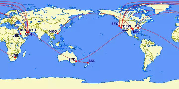 盘点|2016年世界最长的10条直飞航线