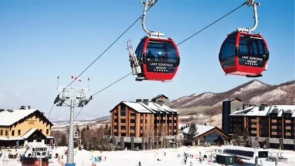 混血美女松花湖的滑雪之旅,感慨这个看脸的世界!