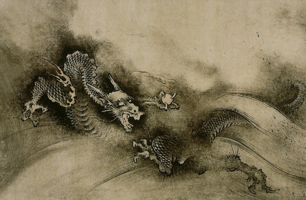 古代龙画的典范——南宋《九龙图》