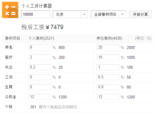 工资8千到手不足5千 算完五险一金老板和我都