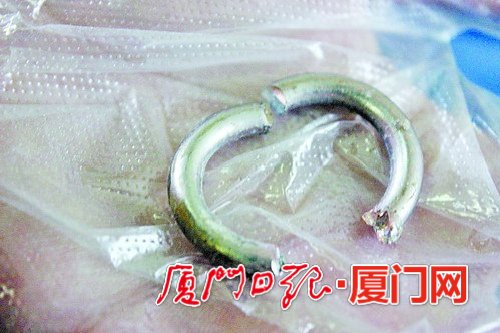 罪魁祸首:铁环。