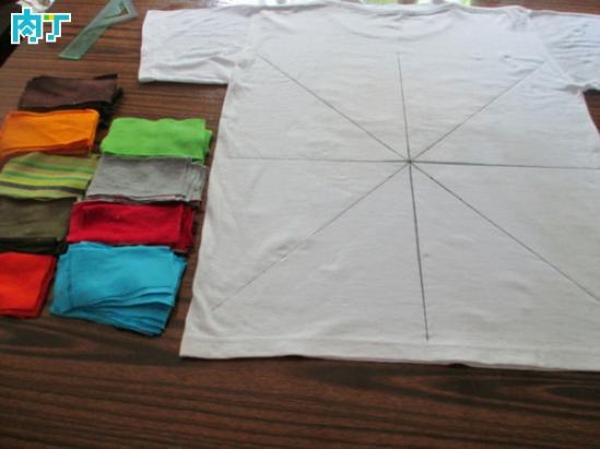 改编方形坐垫拼布的做法DIY图解教程,旧衣服做的拼布 ...