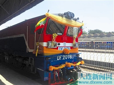 大连制造机车在缅甸铁路上线运营(图)中国铁路