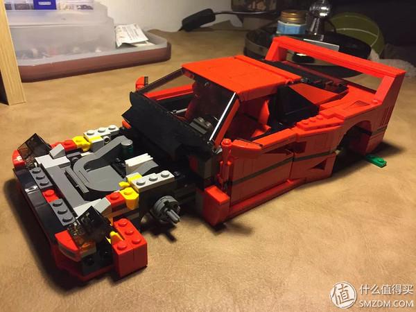 lego 乐高 10248 创意系列 法拉利f40 拼装完毕