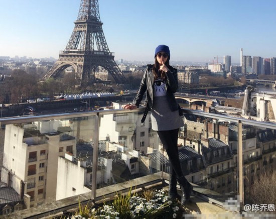 4月4日是陈乔恩37岁生日，4月3日下午，陈乔恩晒出在巴黎的美照，并发长文表达对粉丝的感谢，并希望在不远的远方，遇到爱的人。