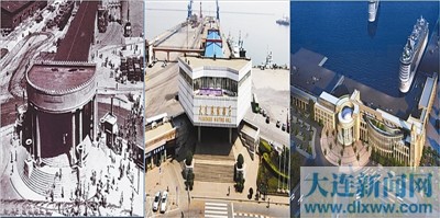 右为新客运站效果图,左为老客运站.