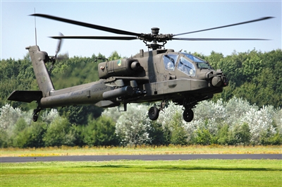 美国波音公司生产的阿帕奇武装直升机，是全球综合能力最强的武装直升机之一。图/IC