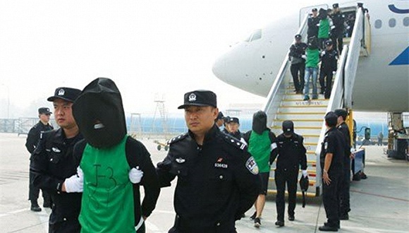 公安部:45名台湾诈骗犯均认罪 按大陆法律惩处