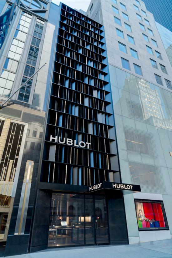 HUBLOT宇舶表纽约第五大道全新旗舰店外观