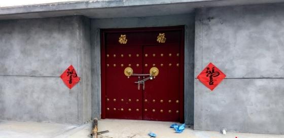 徐增志家的大门已被锁上。