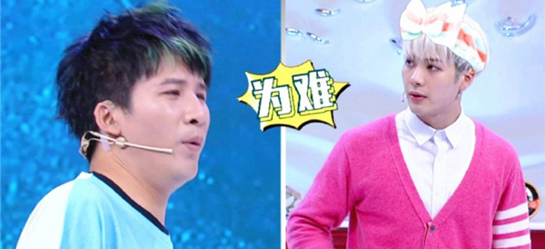 就算有何炅托着,王嘉尔也被大张伟全程盖死(组图)