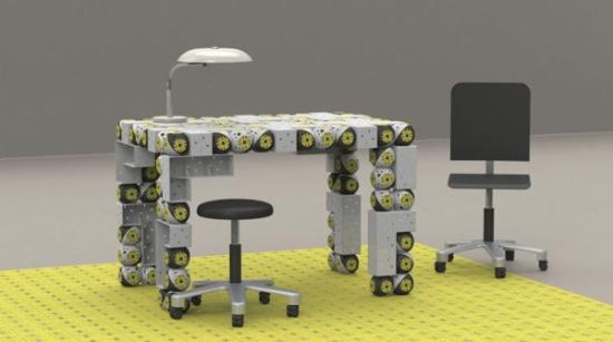 模块化家具机器人，要什么就变什么
