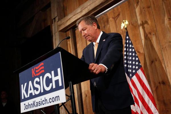 ʱ201654գײ͵ͳѡ˶ݳ(John Kasich)ѡ Ӿй ͼ