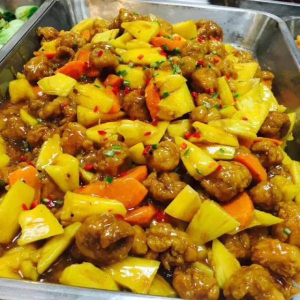 生炮鸡球。