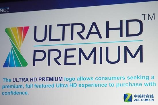 "ultra hd premium"认证标志