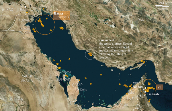 注：苏伊士型油轮的船型是以苏伊士运河（SuezCanal）通航条件为上限，载重吨在15万吨左右。