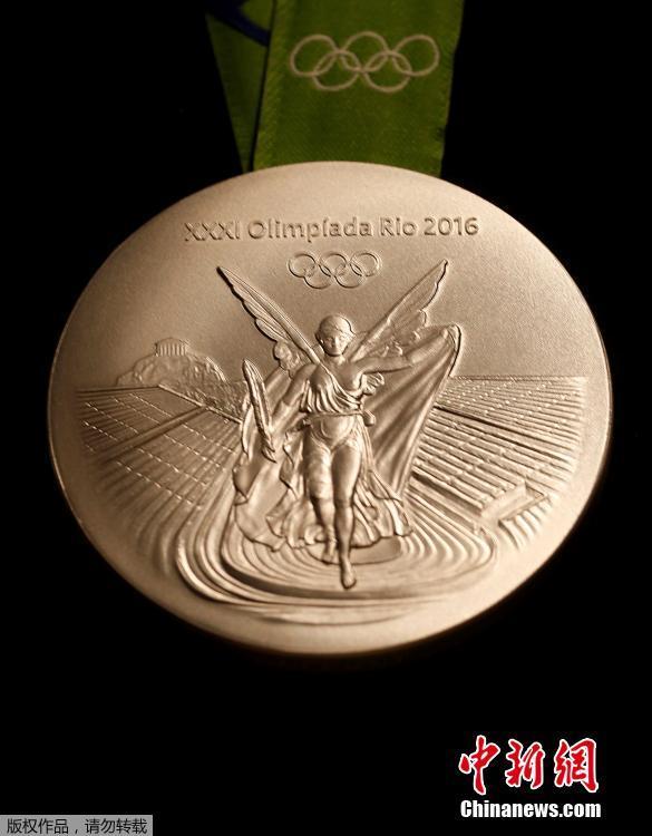 里约奥运会奖牌及残奥会奖牌正式面世
