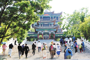 三台山文化旅游产业园区。 记者杜文蕾摄