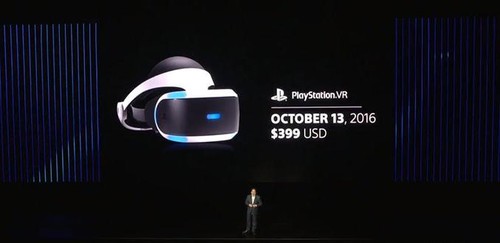 10月上市：399美元PS VR或麵臨供不應求