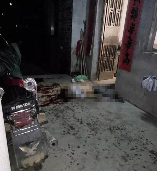 图为行凶现场。