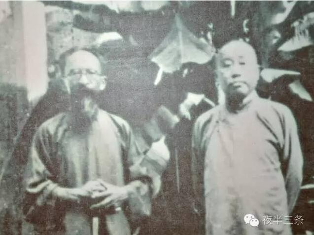 王若飞(右)和黄齐生