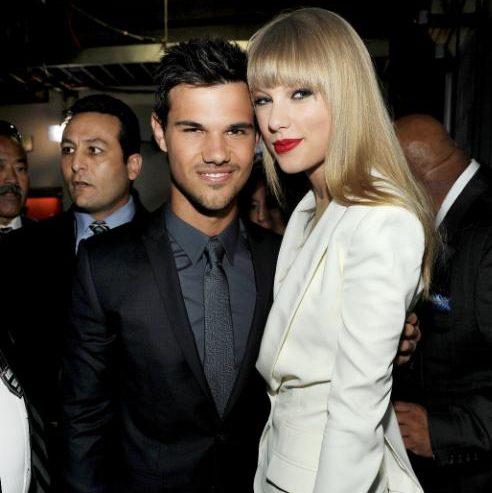 Taylor Lautner and Taylor Swift in 2012 CREDIT: REX FEATURES